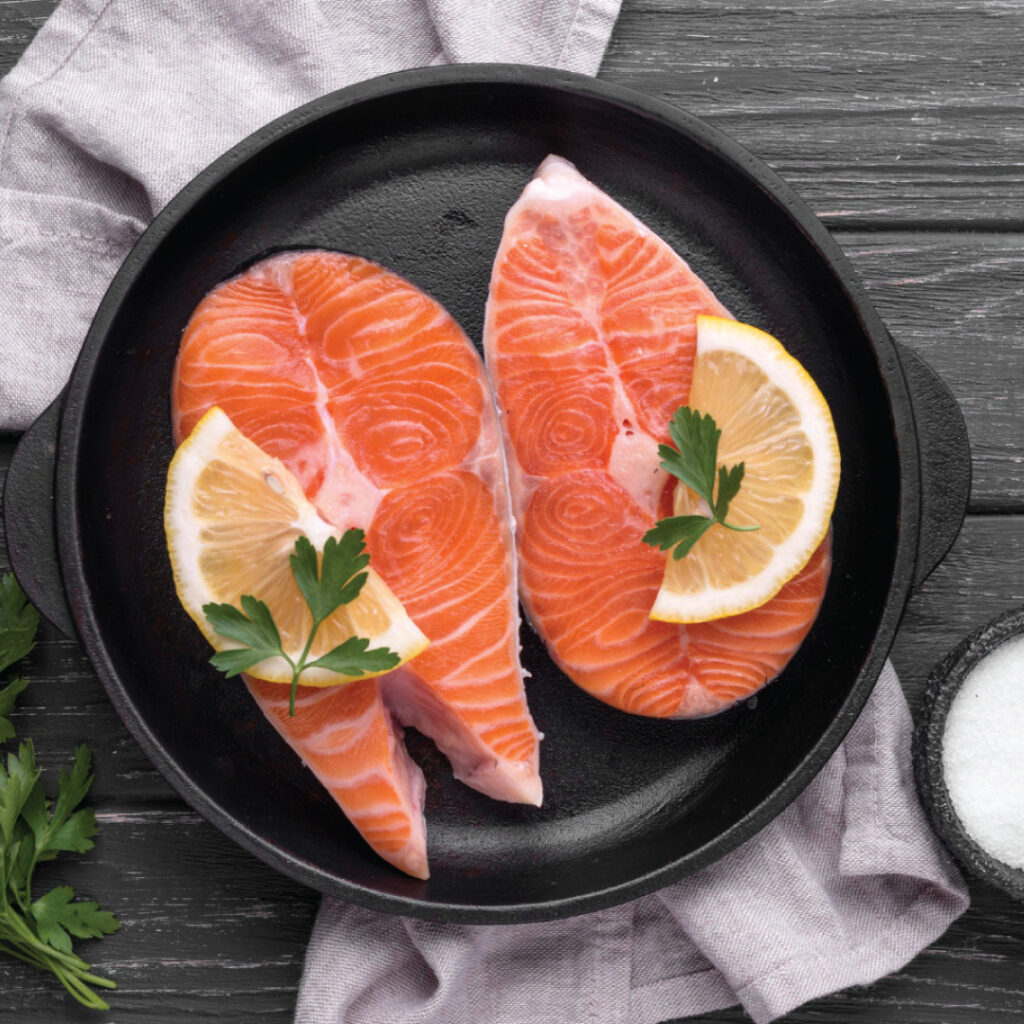 salmon seafood